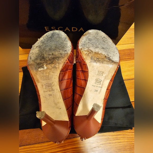 Escada Open Toe Bootie Size 38 - Picture 4 of 8